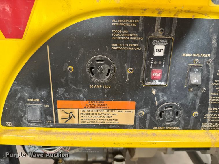 image for item EM8260 Wacker Neuson GP6600 Generator