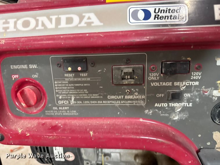 image for item EM8264 Honda EB 6500X generator