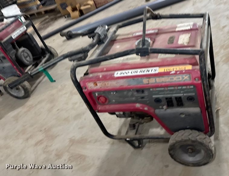 image for item EM8265 Honda EB 6500X generator