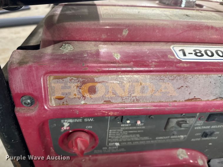 image for item EM8265 Honda EB 6500X generator