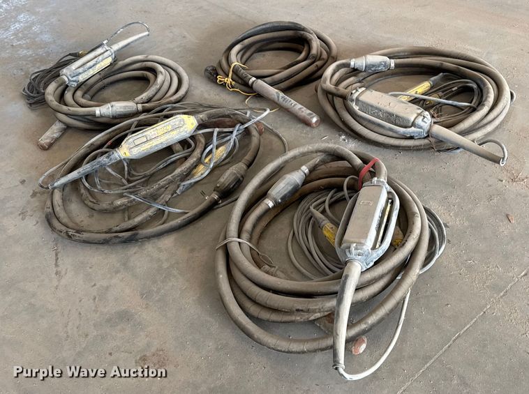 image for item EM8267 (4) Wacker Neuson concrete vibrators