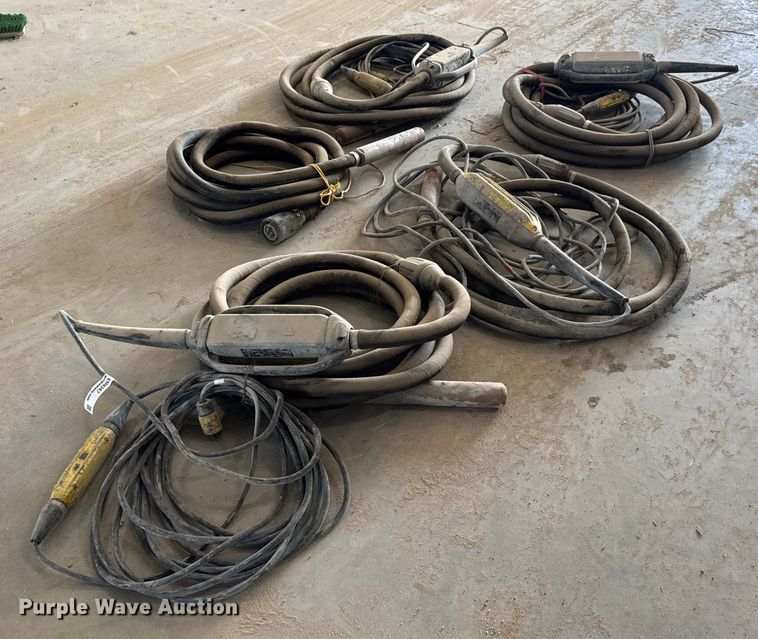 image for item EM8267 (4) Wacker Neuson concrete vibrators