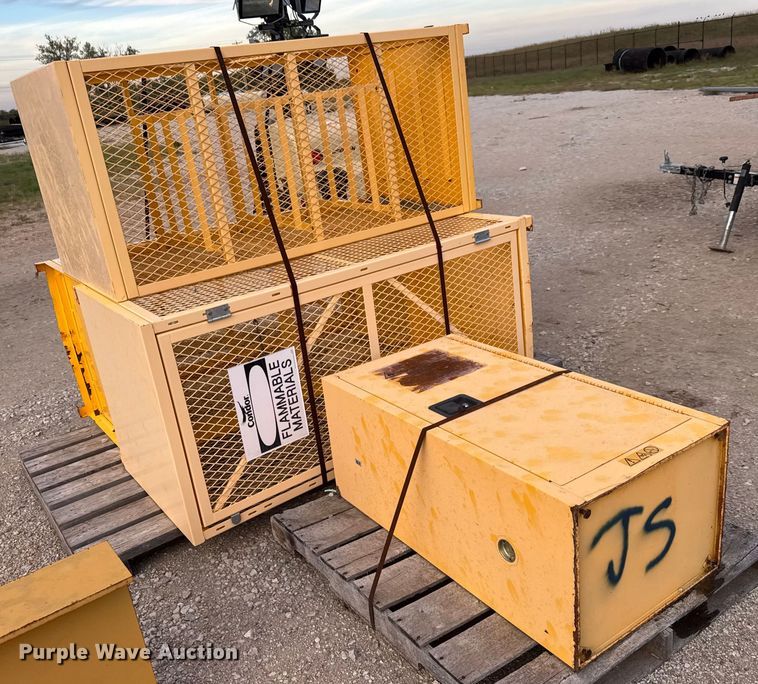 image for item EM8270 (4) flammable storage cabinets