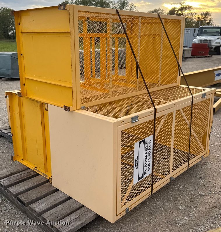 image for item EM8270 (4) flammable storage cabinets