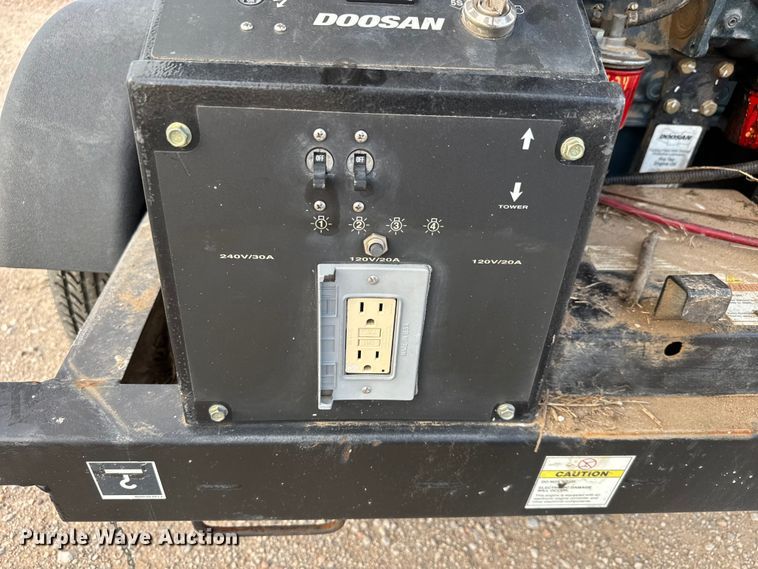 image for item EM8271 2019 Doosan LCV6WKUB-60HZ-T4F light plant