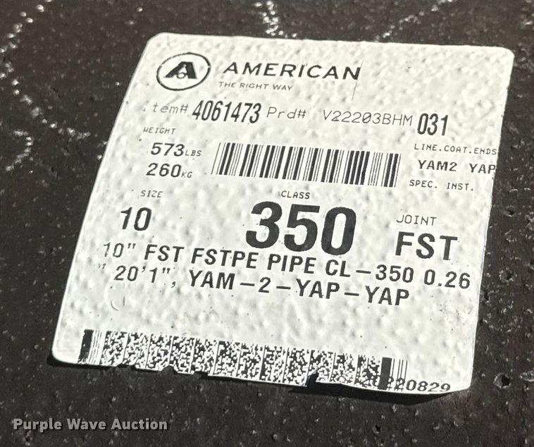 image for item EM8279 Ductile iron pipe