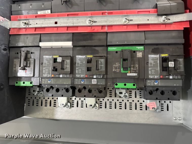 image for item EM8288 (2) Square D 600 amp electrical panels