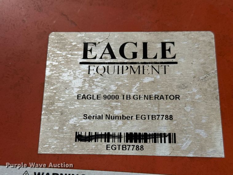 image for item EM8292 Eagle 9000TB generator
