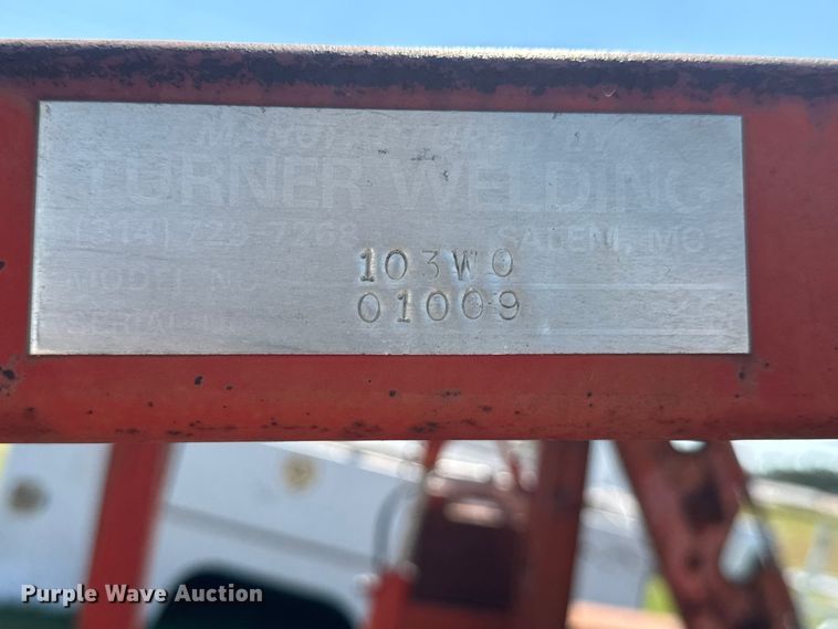 image for item EM8338 Turner Welding 103W0 reel trailer