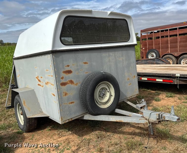 image for item EM8359 Shop built utility trailer