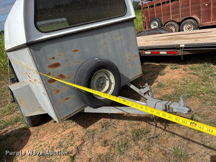 image for item EM8359 Shop built utility trailer