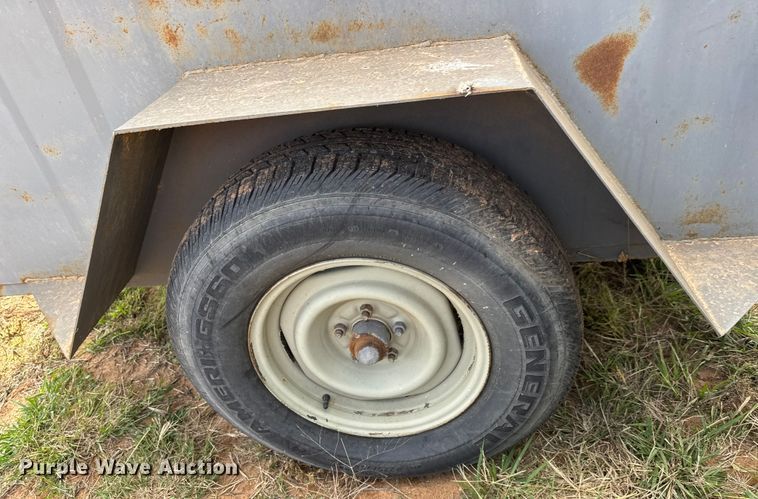 image for item EM8359 Shop built utility trailer