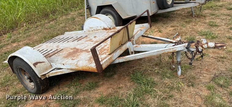 image for item EM8360 Shop built tilt deck utility trailer