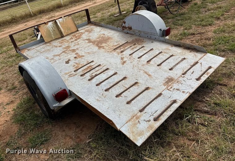 image for item EM8360 Shop built tilt deck utility trailer