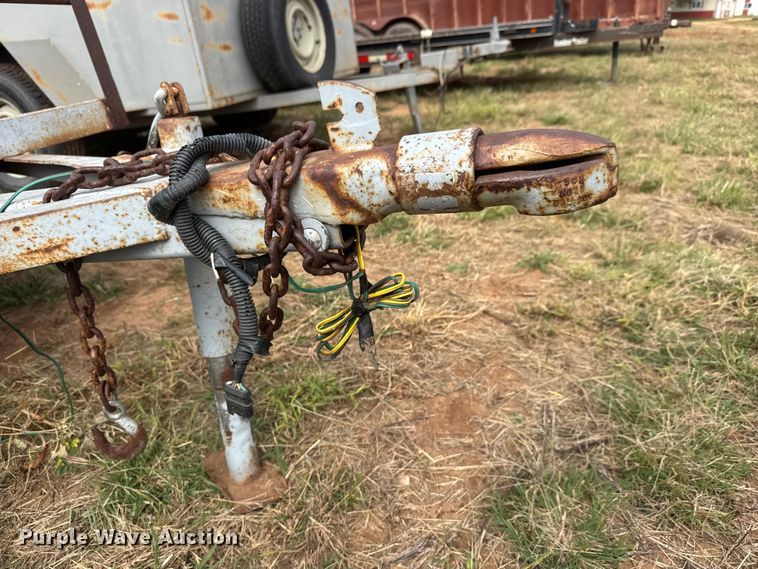 image for item EM8360 Shop built tilt deck utility trailer