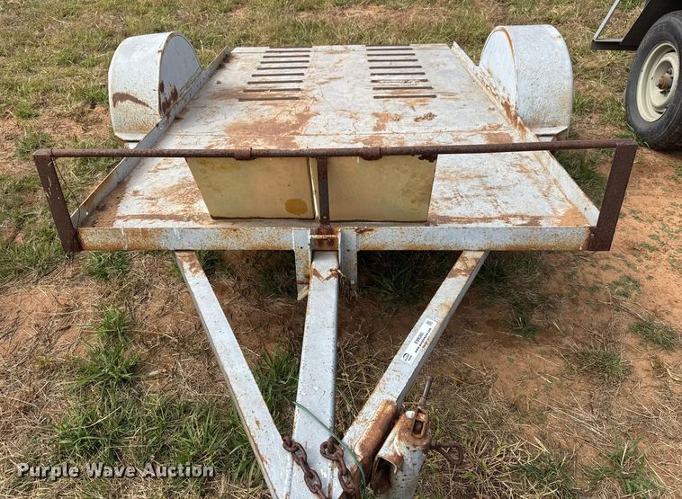 image for item EM8360 Shop built tilt deck utility trailer