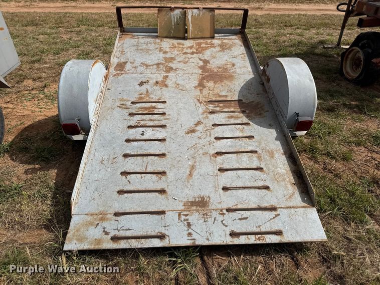 image for item EM8360 Shop built tilt deck utility trailer