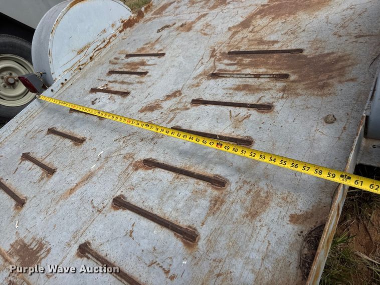 image for item EM8360 Shop built tilt deck utility trailer