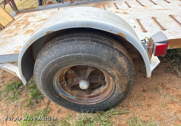 image for item EM8360 Shop built tilt deck utility trailer