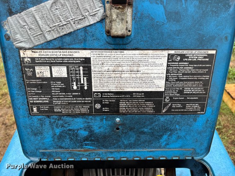 image for item EN5638 Miller Trailblazer 275 welder/generator