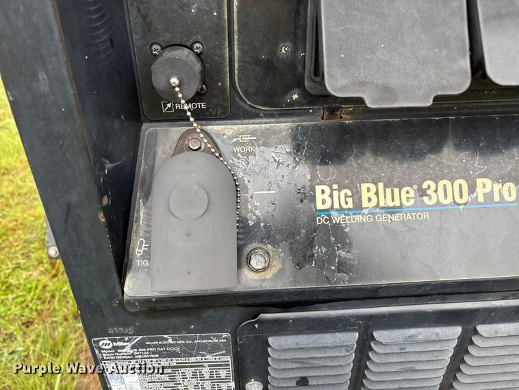 image for item EN5640 Miller Big Blue 300 Pro Cat CC/CV welder/generator