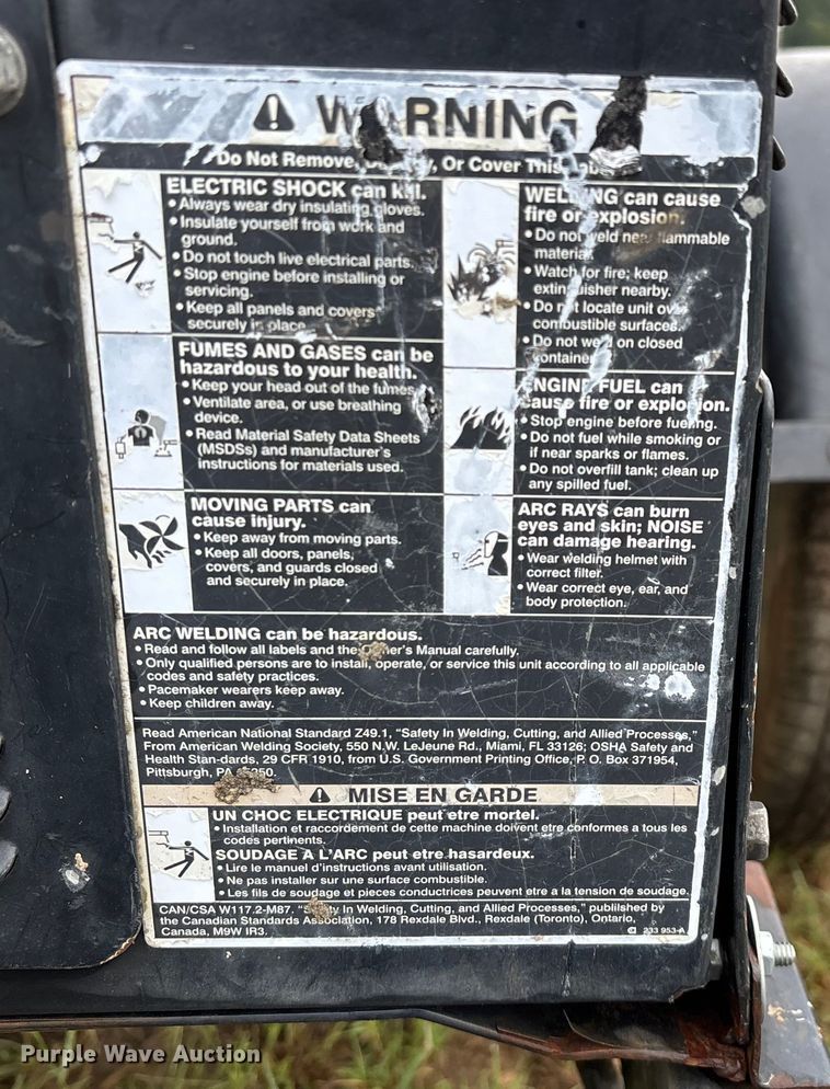 image for item EN5640 Miller Big Blue 300 Pro Cat CC/CV welder/generator