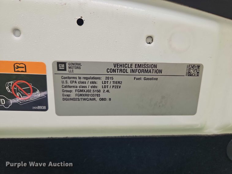 image for item EO4690 2015 Chevrolet Equinox SUV