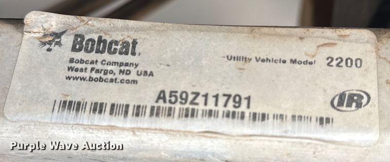 image for item EP0669 2008 Bobcat 2200 utility vehicle