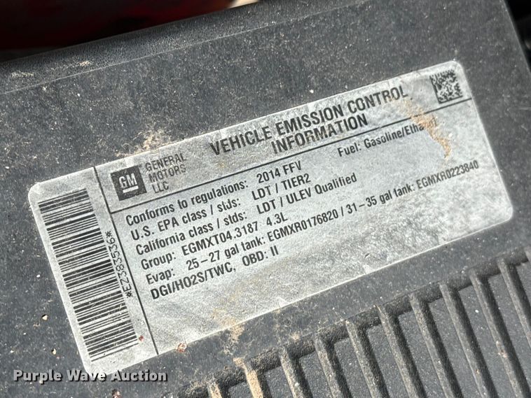 image for item EP0688 2014 GMC Sierra 1500 pickup truck