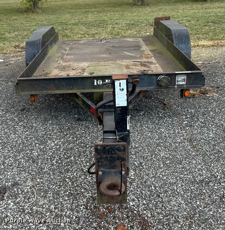 image for item ER0175 2005 Butler tilt deck equipment trailer