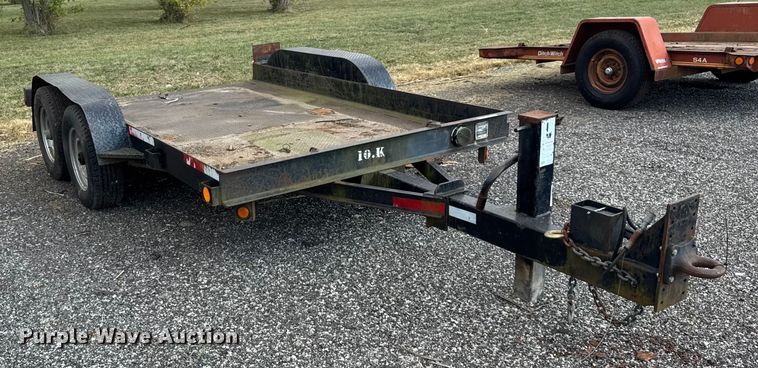 image for item ER0175 2005 Butler tilt deck equipment trailer