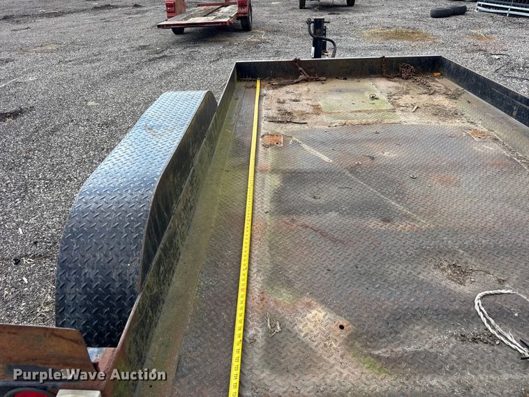 image for item ER0175 2005 Butler tilt deck equipment trailer