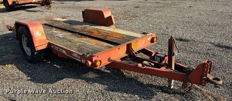 image for item ER0176 2005 Ditch witch S7B tilt deck equipment trailer
