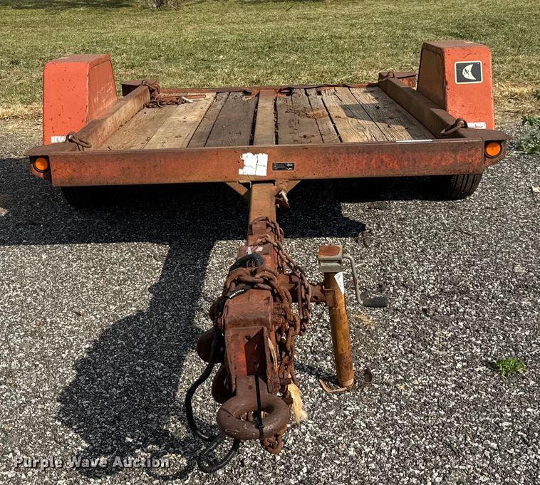 image for item ER0177 1988 Ditch witch S4A tilt deck equipment trailer