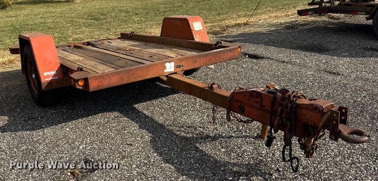 image for item ER0177 1988 Ditch witch S4A tilt deck equipment trailer