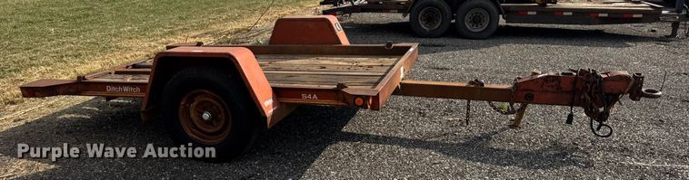image for item ER0177 1988 Ditch witch S4A tilt deck equipment trailer