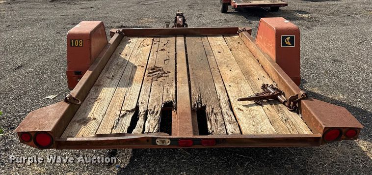 image for item ER0177 1988 Ditch witch S4A tilt deck equipment trailer