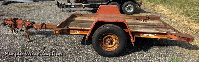 image for item ER0177 1988 Ditch witch S4A tilt deck equipment trailer
