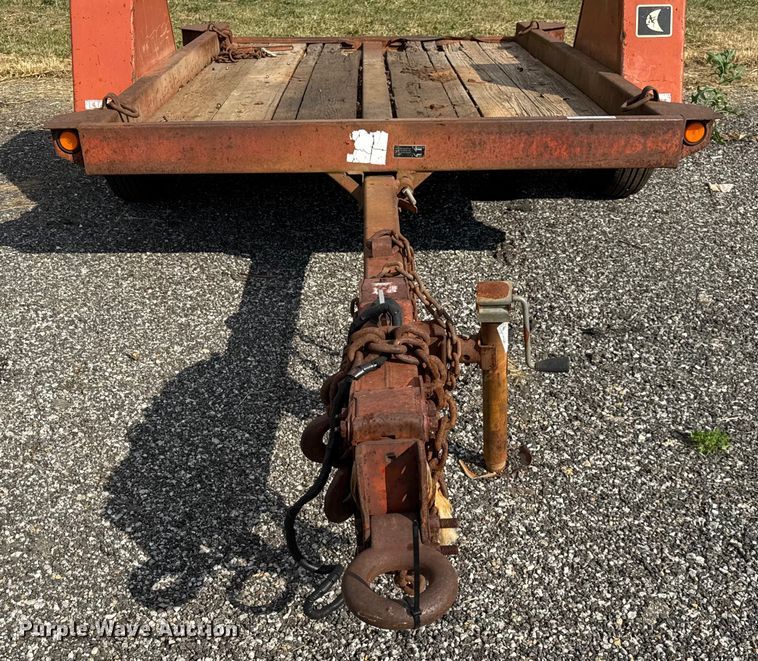 image for item ER0177 1988 Ditch witch S4A tilt deck equipment trailer