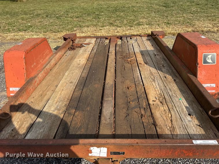 image for item ER0177 1988 Ditch witch S4A tilt deck equipment trailer