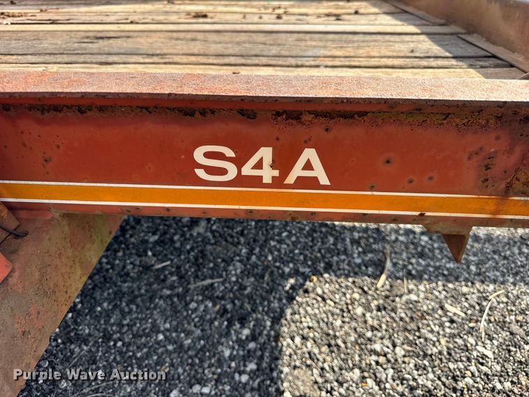 image for item ER0177 1988 Ditch witch S4A tilt deck equipment trailer