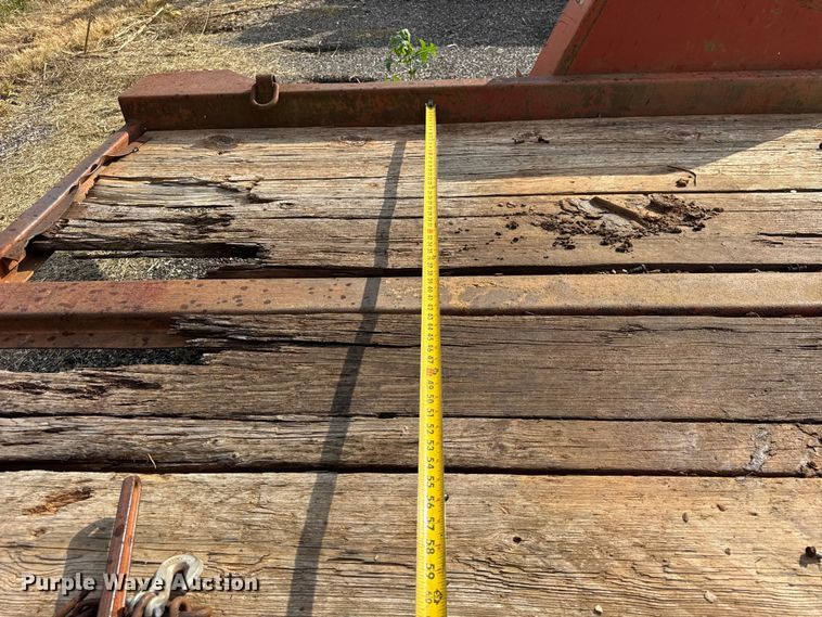 image for item ER0177 1988 Ditch witch S4A tilt deck equipment trailer