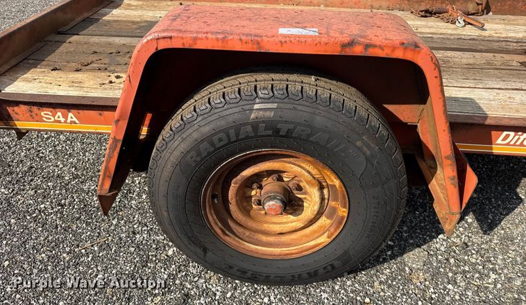 image for item ER0177 1988 Ditch witch S4A tilt deck equipment trailer