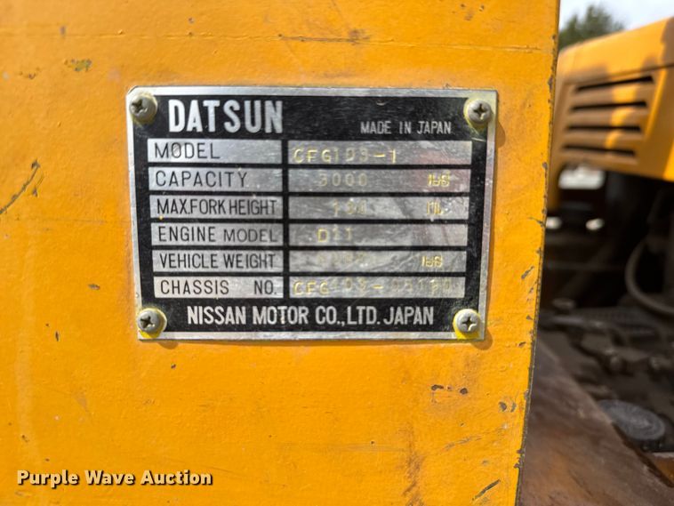 image for item ER2490 Carson CFG103-1 forklift