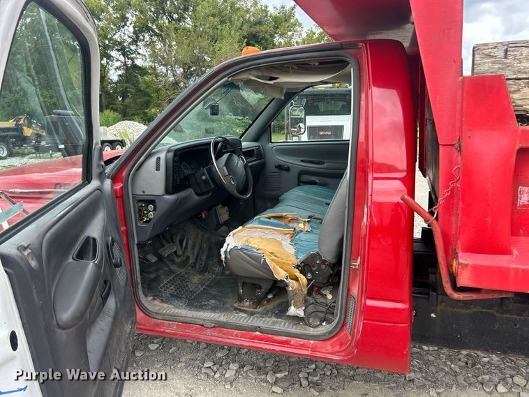 image for item ET3080 1997 Dodge Ram 3500 dump bed pickup truck