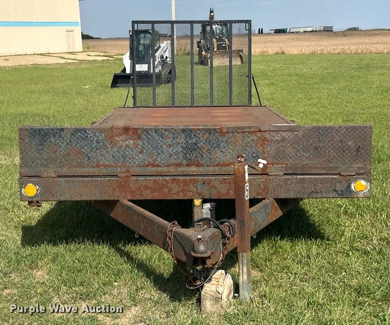 image for item ET3243 1987 Shop built utility trailer