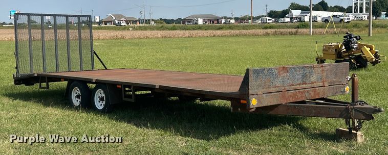 image for item ET3243 1987 Shop built utility trailer