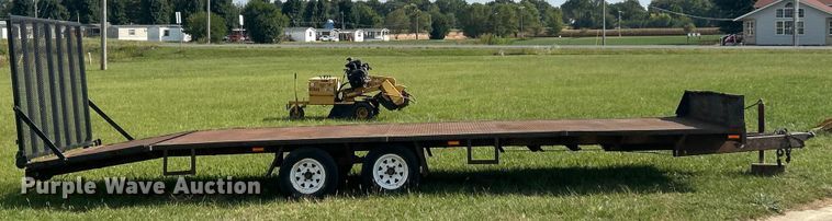 image for item ET3243 1987 Shop built utility trailer