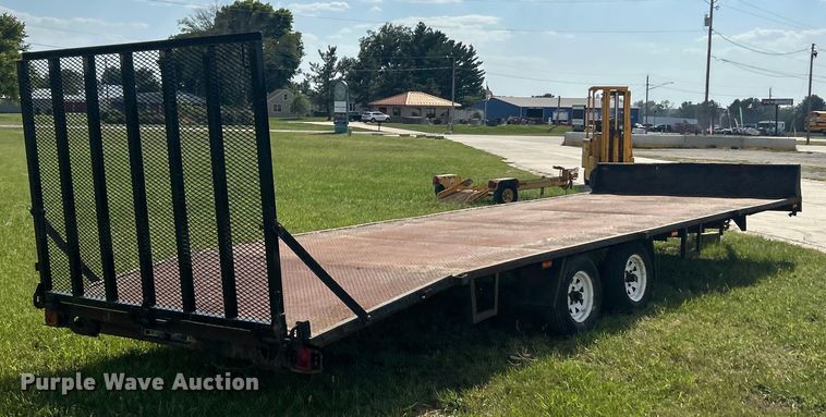 image for item ET3243 1987 Shop built utility trailer