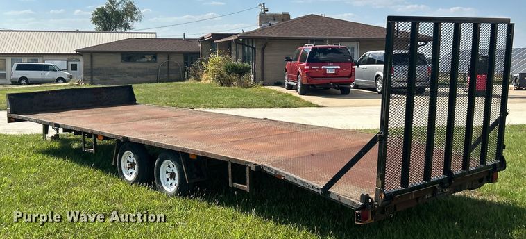 image for item ET3243 1987 Shop built utility trailer
